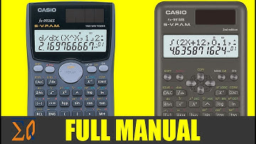 CASIO FX-991MS FX-570MS FX-100MS  and 2nd Edition scientific calculator learn all features