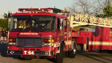 LAFD Task Force 64 Responding