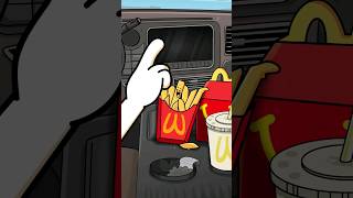 When You Drop Food In The Car (Original Animation Meme) #Shorts