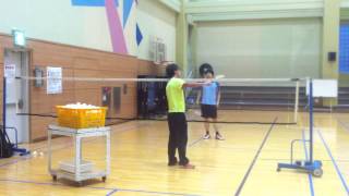 badminton lesson 20150213(FRI) - smash 1,2