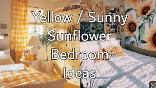 30 Yellow /Sunny/Sunflower themed Bedroom Ideas |all about pinterest screenshot 2