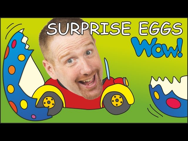 Steve and Maggie - Easter Egg Hunt - Surprise Egg Toys
