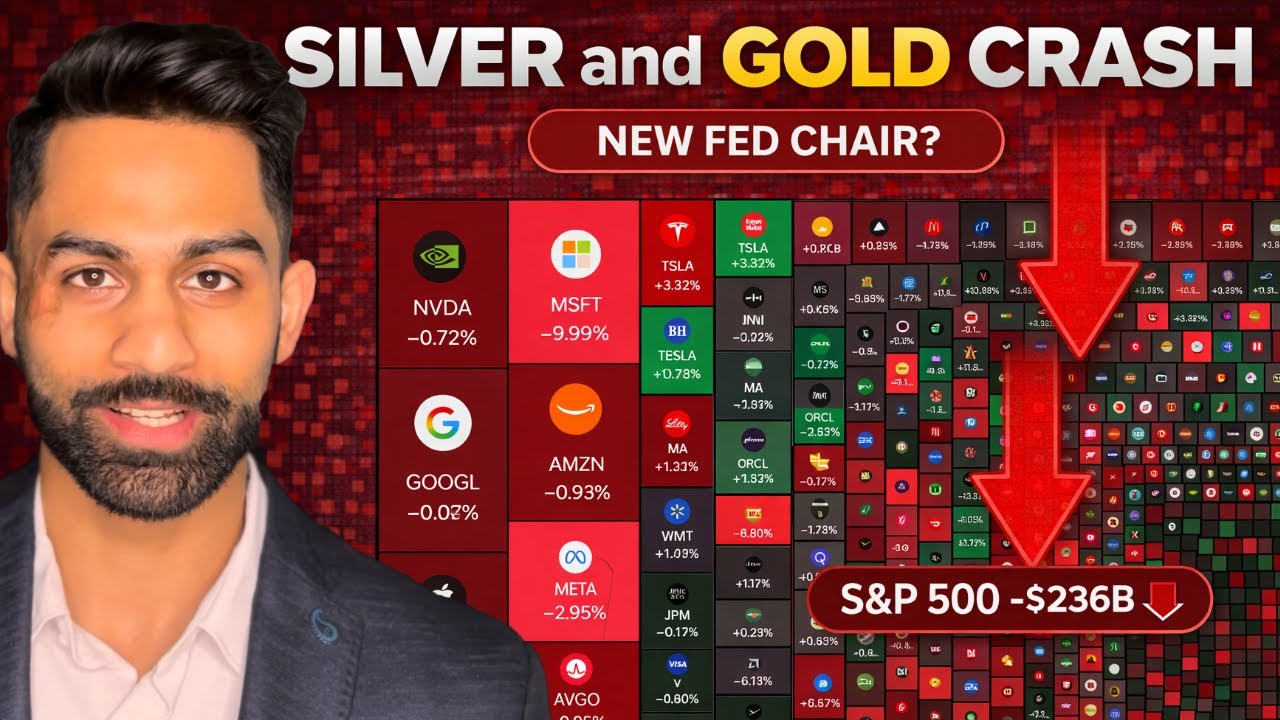 🚨 Urgent: Silver and Gold Prices CRASH!! Trump Nominates NEW FED Chair ...