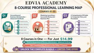 LIVE: Accounting & Business Skills | 8 Courses for $14.99