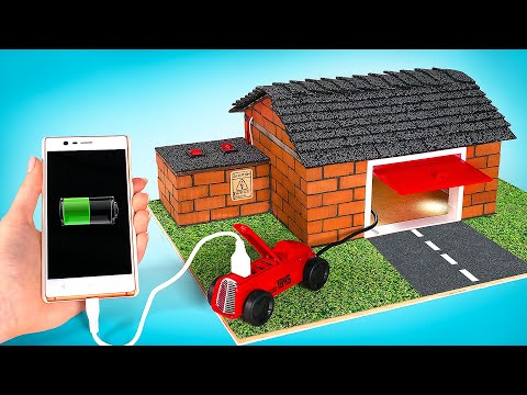 DIY Garasi Bata Mini untuk Mobil USB