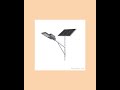 BASEC 150W Solar Street Light High Power Outdoor Security Lighting