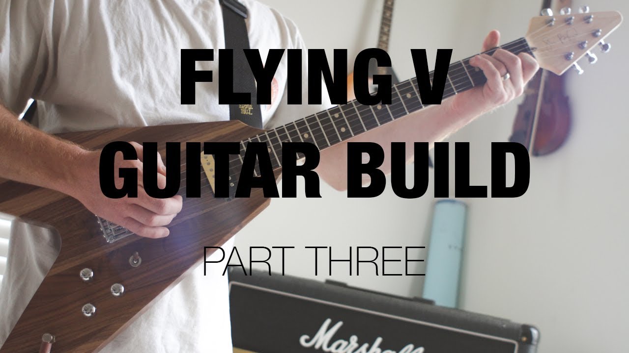 Building a Flying V Guitar out of Scrap Walnut - Part 3 - Shaun Boyd Made This