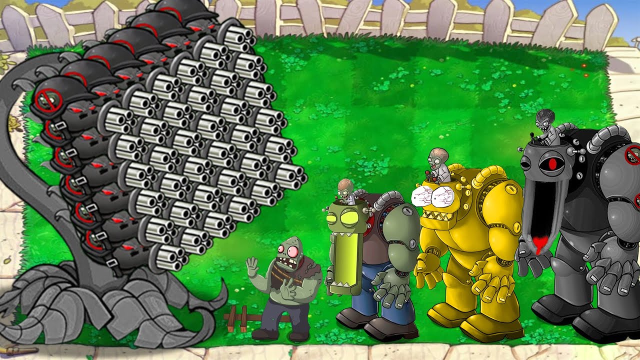 Doom Gatling Pea Vs Giga Gargantuar Vs Dr Zomboss Plants Vs Zombies ...