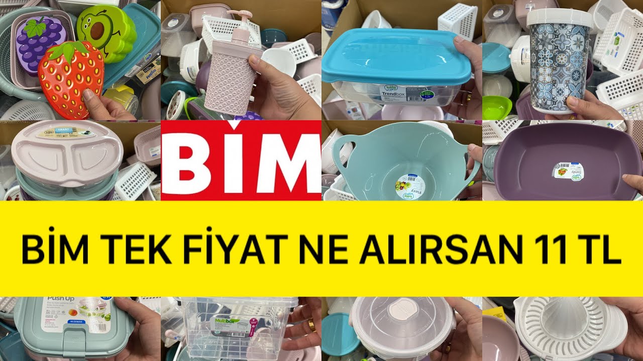 BİM 10 KASIM 2023 | BİM BU CUMA KAÇMAZ TEK FİYAT PLASTİK ÜRÜNLER NE ALIRSAN 11 TL