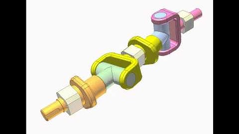 Spherical 4R mechanism for speed reduction 2