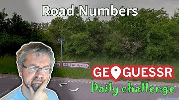 Geoguessr Daily Challenge - No Move September Challenge - Is There Logic To These Road Numbers?