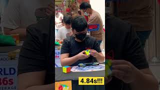 4.84s 3x3 single PR (and Roux WR) #rouxmethodspeedsolvers #rouxvolution #MTeam #TeamCubicle