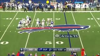 Philip Rivers THROWS A HAIL MARY As The LAST PLAY And THIS HAPPENED | Colts vs. Bills NFL Wild Card