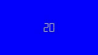 30 seconds countdown timer blue background | 30 seconds timer