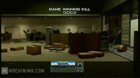 MW2 - Cross map throwing knife killcam