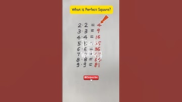 Perfect Squares #education #maths