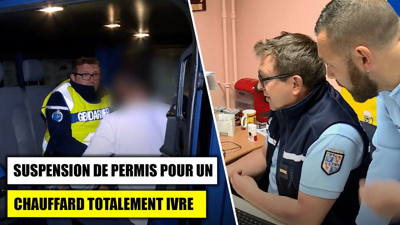 Suspension de permis pour un chauffard totalement ivre