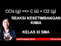 SOAL KIMIA KELAS XI, REAKSI KESETIMBANGAN