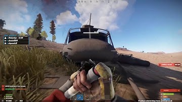 Rust | Solo Heli Counter and Raid Defense against a Big Group