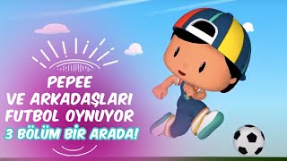 Pepee ve Arkadaşları Futbol Oynuyor ⚽ Pepee Leliko ve Pisi 3 Bölüm Bir Arada! | Düşyeri