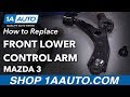 How to Replace Front Lower Control Arm 03-09 Mazda 3