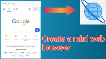 How to create a mini web browser in sketchware| Lighting Knowledge| Learn sketchware tutorials