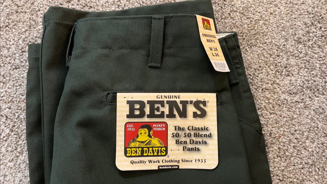 The Classic Ben Davis Pants - Olive - YouTube