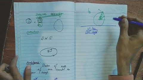 MDCAT PHYSICS | UNIT 4 | Angular Velocity | Direction | Numericals regarding Angular Velocity.
