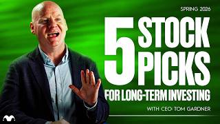 Tom Gardner 5 Stocks To Hold For 5 Years