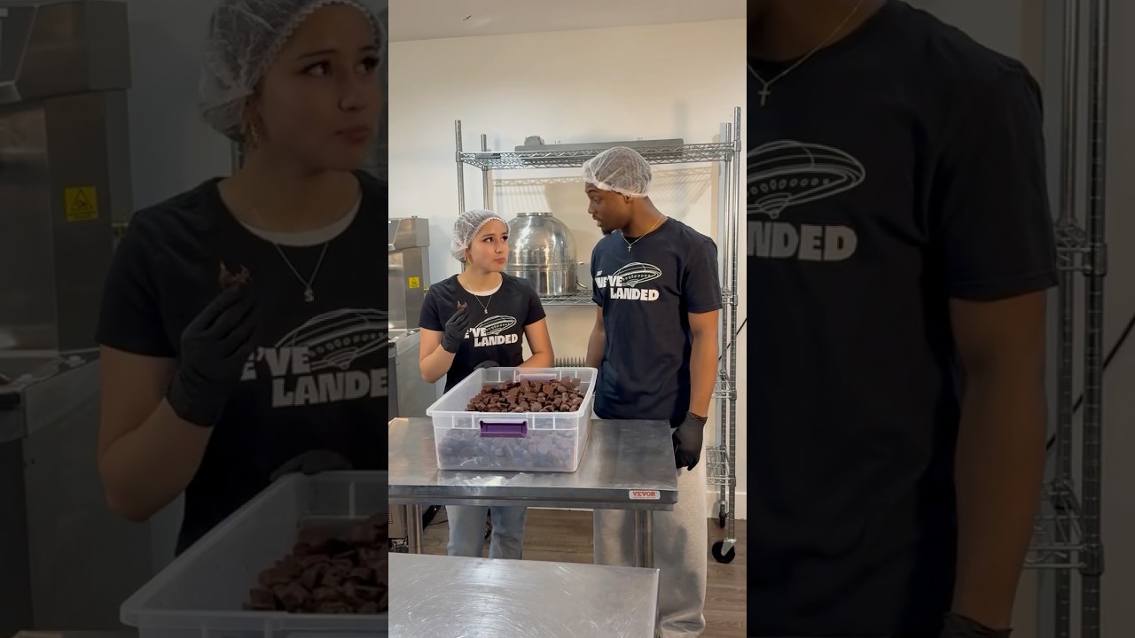 Watch a day in the life at the Moon Magic chocolate factory on YouTube
