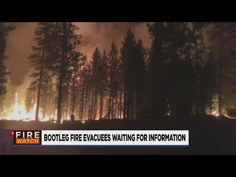Bootleg Fire evacuees still can't return home as fire keeps growing a week later