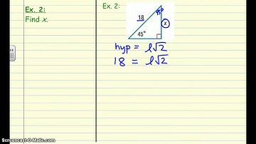 8.3 Special Right Triangles
