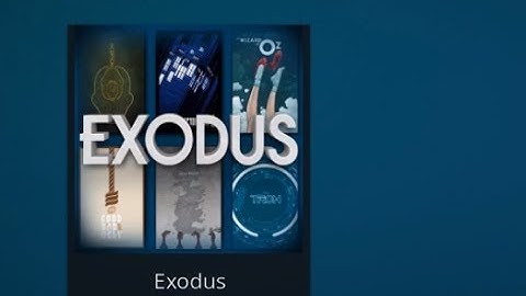 SOLUTION - Add Exodus (add-on) to Kodi!
