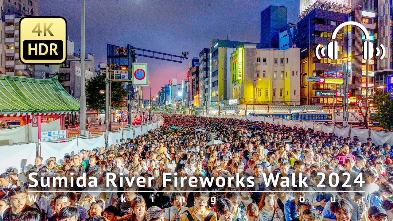 Tokyo's Biggest Fireworks Festival - Sumida River Fireworks Walk