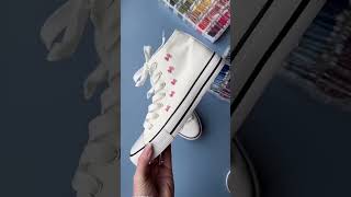 I almost threw these away… then this happened 👀#ShoeHack #DIYUpgrade#CreativeDIY  #shoes #shoegame