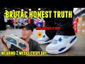 Brutal honest truth wear test jordan 4 military blue wearing everyday for 2 weeks pro  con
