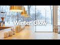 Winter Glow ☕️❄️[chill acoustic, lofi mix] Cozy Cafe Time for a Bright Winter Day-study, work, relax
