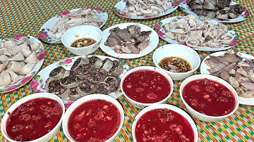 ĐẶC SẢN Tiết canh, lợn đen, lợn Bản, tổng hợp cùng anh em Giao lưu.