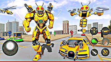 ROBOT CAR TRANSFORMATION SIMULATOR | ANDROID & IOS MOBILE GAMEPLAY VIDEO