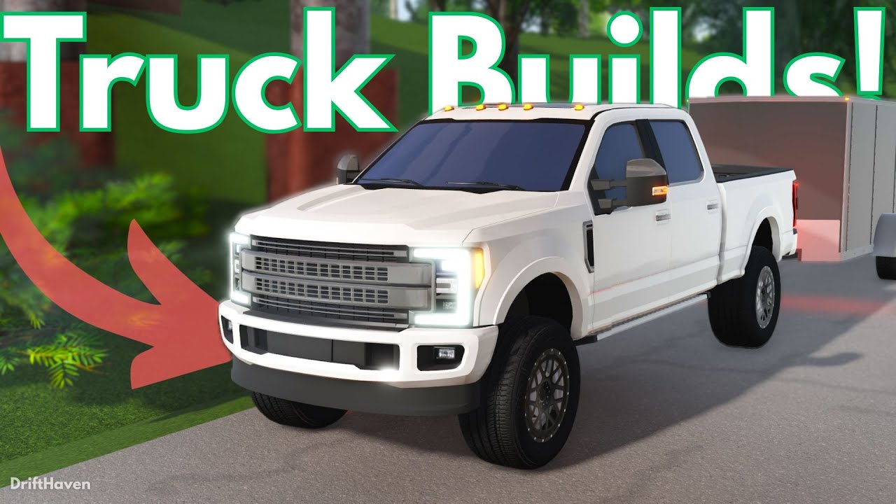 COOLEST Truck Builds you can recreate in Greenville! Roblox - YouTube