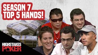 High Stakes Poker Best Hands | Season 7