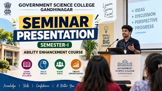 SEMINAR PRESENTATION I SEM-I I 17 SEP 2026