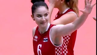 Download Lagu Klara Perić  Croatia Women's Volleyball Beautiful MP3