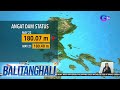 Malapit nang sumadsad sa 180 meters na minimum operating level ang tubig sa Angat... | Balitanghali
