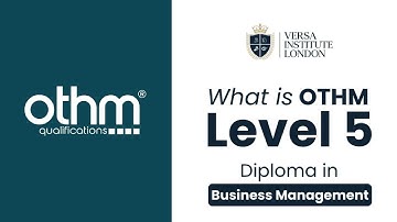 What is OTHM Level 5 Diploma in Business Management