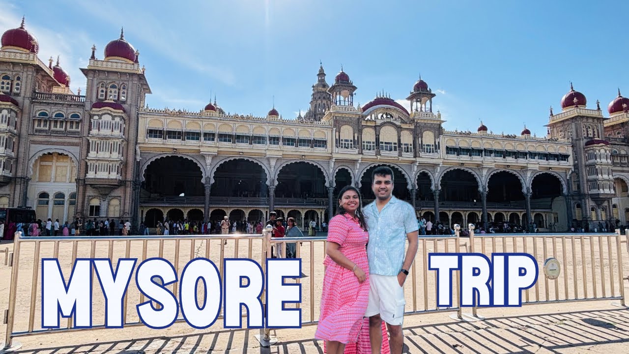 One Day Road Trip from Bangalore to Mysore ~ Chamundi Temple (Chamundeshwari Temple), Mysore Palace