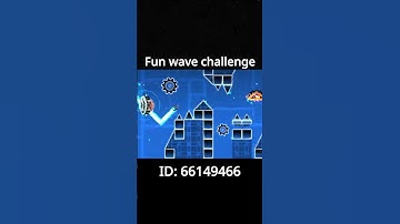 Wave challenge XD | ID: 66149466 #gd #geometrydash #shorts #wavechallenge