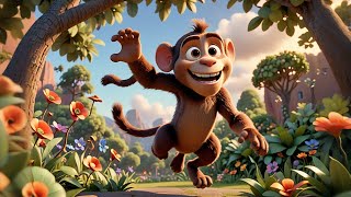 Max Monkey Does A Flip Action Song For Kids Nursery Rhymes And Movement Fun