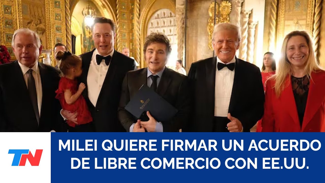 PRIMER AÑO DE GOBIERNO I Milei quiere firmar un tratado de libre ...