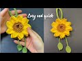 Gorgeous🌼 Crochet Sunflower Pouch Tutorial/ Bagcharm / Car hanging 